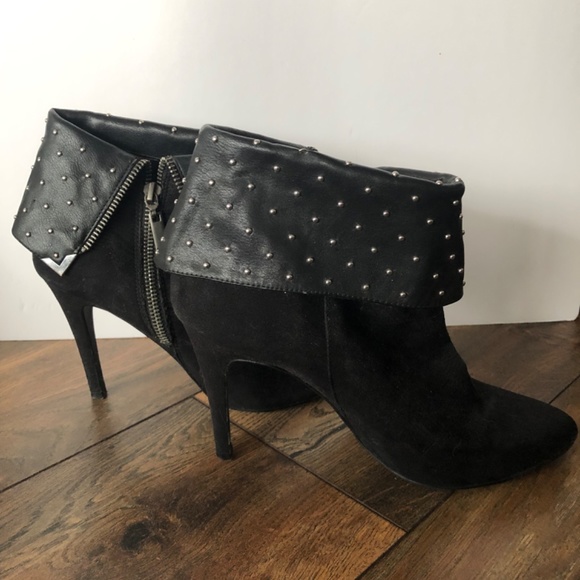 Black silver studded boots - Picture 4 of 6